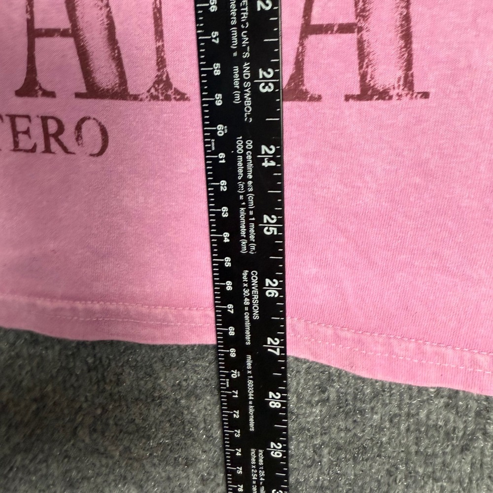 Nirvana Band Tee Mens Medium Pink In Utero T-Shirt Pink Graphic Grunge NWOT - Picture 5 of 5
